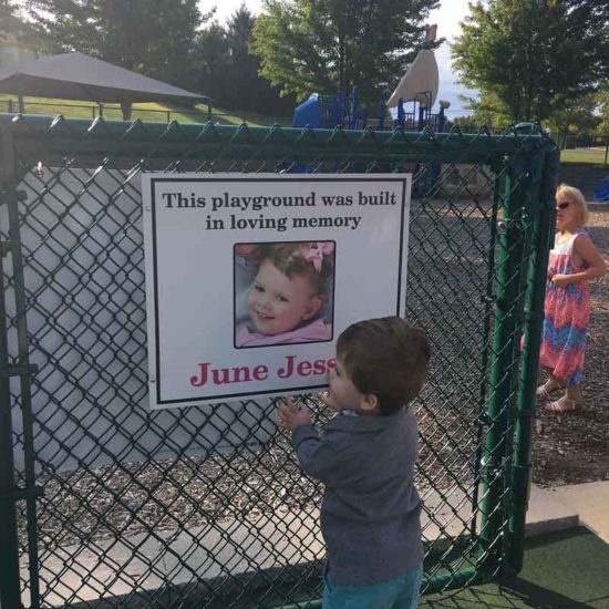 Playground built for June Jessee